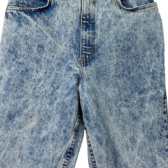 1980's acid wash Dirty Dancing brand bermuda high-waisted shorts 9/10 - Picture 8 of 15